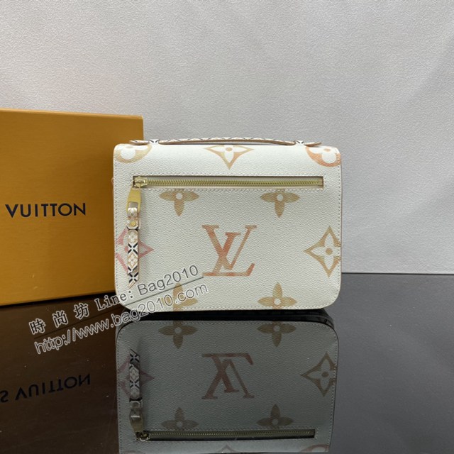 Lv路易威登2023專櫃新款Pochette Metis手袋 LV手提單肩斜挎女包 M23055 ydh5106